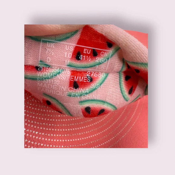 CLARKS ARLA GLISON CLOUDSTEPPERS Flip Flops Women’s 10 Pink Watermelon - Picture 8 of 10